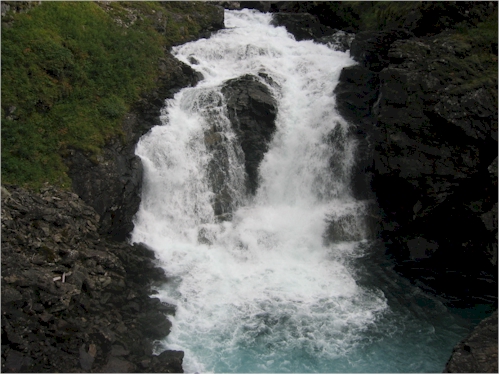 pure glacier runoff